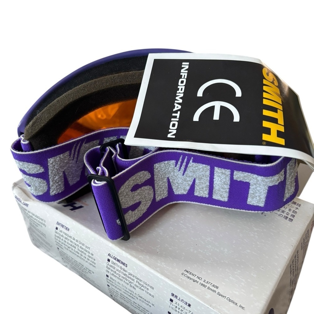 VTG Smith Airflow Series Sport Optic 90s Y2K Rare Ski/Snow Goggle Women Purple - Picture 4 of 6
